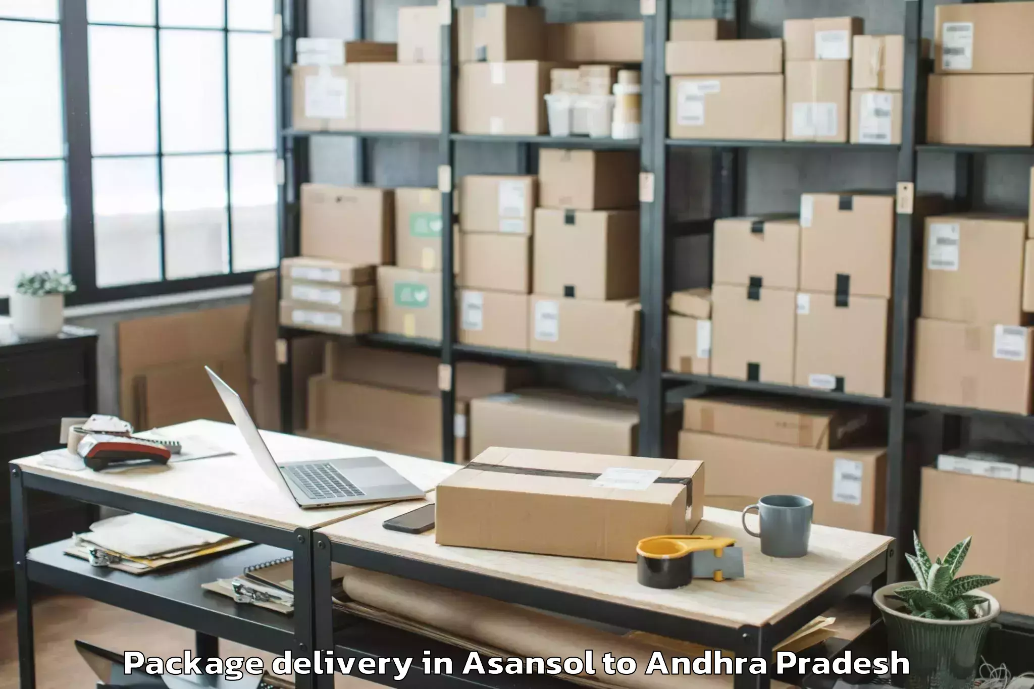 Professional Asansol to Pedanandipadu Package Delivery